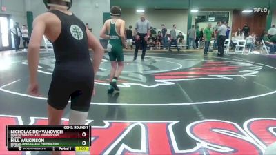 106 lbs Cons. Round 1 - Nicholas Demyanovich, Benedictine College Preparatory School vs Hill Wilkinson, Benedictine College Preparatory School