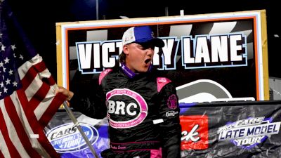 Brenden "Butterbean" Queen Climbs The Fence After CARS Tour Win At Tri-County