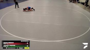 100 lbs Quarterfinal - Simon Brenny, Foley vs August Pfeffer, FCLMC