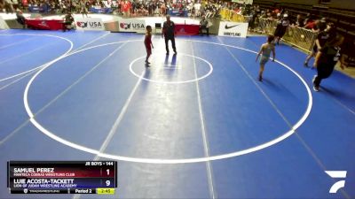 77 lbs Cons. Semi - Caleb Delfin, Lion Of Judah Wrestling Academy vs Sebastian Gutierrez, Red Wave Wrestling