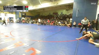 144 lbs Cons. Round 4 - Gabriel Ramirez, Sultana vs Alan Mendieta, Los Osos