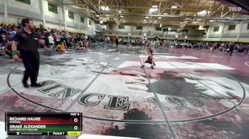 70 lbs Quarterfinal - Richard Hauge, Madison vs Drake Alexander, Watford City Wolves