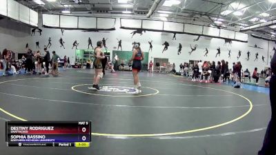 160A Semifinal - Destiny Rodriguez, Unattached vs Sophia Bassino, Northern Michigan University