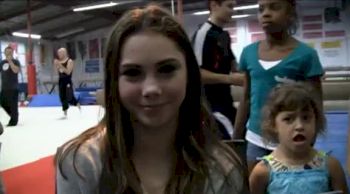 McKayla Maroney on her homecoming at AOGC, walking in high heels on a broken toe, plans for Rio, and more