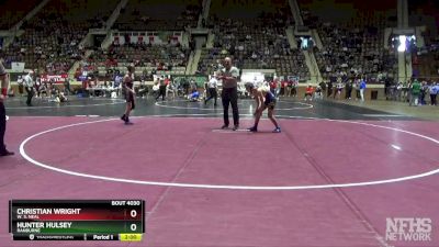 1A-4A 113 Champ. Round 1 - Hunter Hulsey, Ranburne vs Christian Wright, W. S. Neal