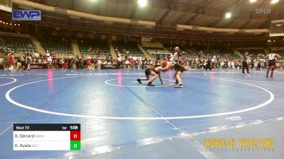 89 lbs Round Of 16 - Brady Genard, Mat Assassins vs Knox Ayala, Sebolt Wrestling Academy