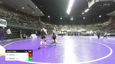 108 lbs Quarterfinal - Xavier Garcia, Clovis West vs Levi Mazzei, Frontier