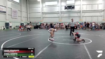 76 lbs Round 6 (8 Team) - Xaver Dennewitz, Contenders Green vs Kanoa Saferite, U2 Upstate Uprising