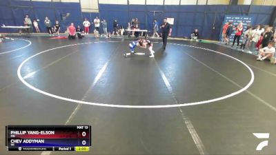 59 lbs Semifinal - Phillip Yang-Elson, MN vs Chev Addyman, WI