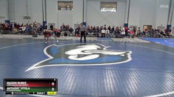 125 lbs Champ. Round 2 - Anthony Vitola, Elizabethtown vs Anakin Burks, Shenandoah University