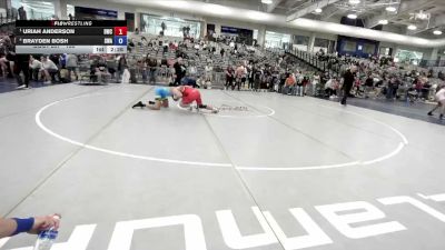 138 lbs Semifinal - Uriah Anderson, Delta Wrestling Club vs Brayden Bosh, Sanderson Wrestling Academy