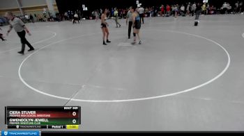 130 lbs Cons. Round 4 - Ciera Stuver, Prosper High School Wrestling vs Gwendolyn Jewell, Premier Wrestling Club