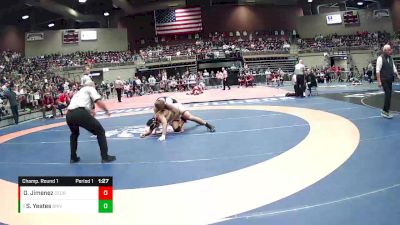 Champ. Round 1 - Skyler Yeates, Bear River vs Oscar Jimenez, Cedar City