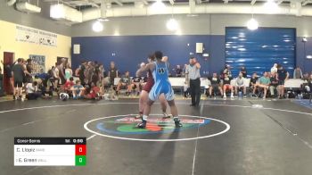 220 lbs Consolation - Carlos Llopiz, Barbara Goleman vs Elijah Green, Wellington