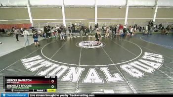 93-101 lbs Quarterfinal - Mercer Hamilton, Mat Demon WC vs Brentley Brooks, Team Grand Valley Elite