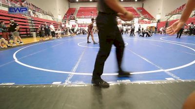 126 lbs Semifinal - Mason Gillispie, Claremore Wrestling Club vs Manzar Ramzan, Crutchmer Wrestling