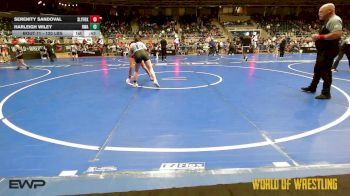 120 lbs Consi Of 8 #2 - Serenity Sandoval, SlyFox Wrestling Academy vs Harleigh Wiley, Roundtree Wrestling Academy