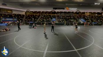 135 lbs Champ. Round 1 - Noah Overholt, Iowa City West vs Willow Rademacher, Basehor-Linwood HS