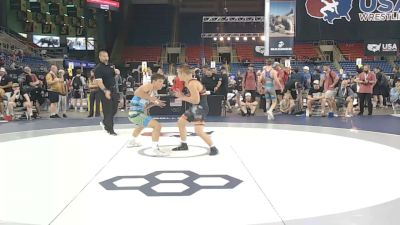 138 lbs Champ. Rd Of 16 - Hudson Morris, Alaska vs Aspen Tritz, Wisconsin
