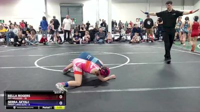 85 lbs Round 4 (6 Team) - Bella Rogers, Mat Assassins vs Serra Akyali, Finger Lakes Elite