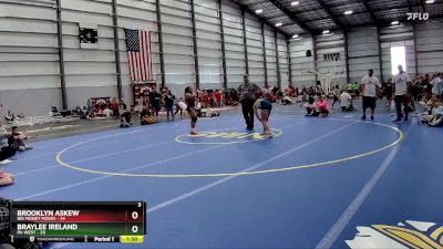 122 lbs Finals (8 Team) - Braylee Ireland, PA West vs Brooklyn Askew, Big Money Movin