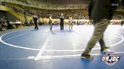 110 lbs Consolation - Tytus Murchison, Standfast vs Lucas Howe, Coweta Tiger Wrestling