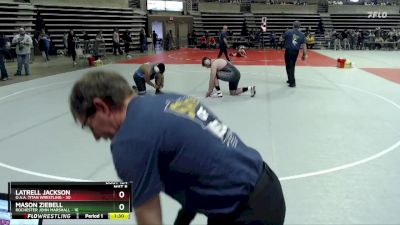 235 lbs Champ. Round 1 - Mason Ziebell, Rochester John Marshall vs Latrell Jackson, O.A.A. Titan Wrestling