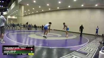 182 lbs Round 3 (16 Team) - Lucas Lawler, Nauman Yellow vs **Ineligible*Jacob **Inelgigible*Marrs, Michigan Blue AS