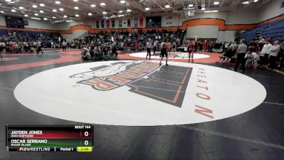 157 lbs Champ. Round 2 - Jayden Jones, Ohio Northern vs Oscar Serrano, Rhode Island