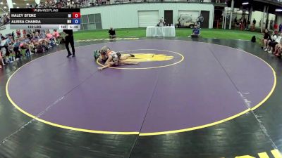 120 lbs Haley Stenz, Michigan vs Alissa Chanda, Missouri
