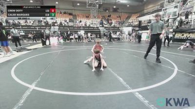 58 lbs Rr Rnd 4 - Crew Doty, Lexington Wrestling Club vs Caleb Marques, Clinton Youth Wrestling