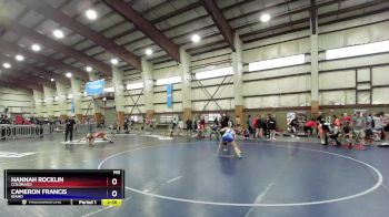120 lbs 5th Place Match - Hannah Rocklin, Colorado vs Cameron Francis, Idaho