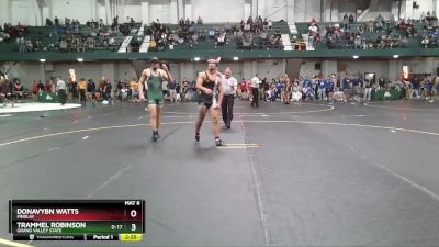 184 lbs Cons. Round 2 - Trammel Robinson, Grand Valley State vs Donavybn Watts, Findlay