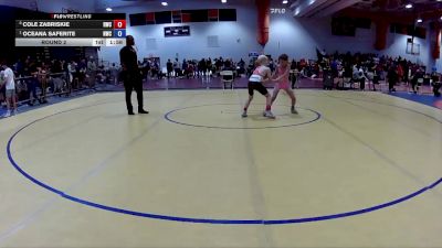 67 lbs Round 2 - Oceana Saferite, NOVA Wrestling Club vs Cole Zabriskie, Richmond Wrestling Club