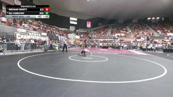 138 lbs Champ. Round 1 - Brogan Monty, Beloit HS vs Eli Camacho, Hugoton HS