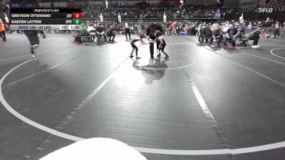 45 lbs Consi Of 16 #2 - Greyson Ottaviano, Jefferson Township vs Easton Layton, Upper Township