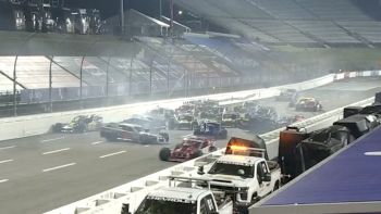 Point Leader Ron Silk Collected In Backstretch Crash At Martinsville Speedway