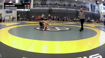 144 lbs Semifinal - Jacob Bergman, Anthony Wayne vs Drew Aigler, Columbian