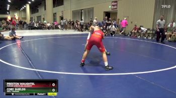 126 lbs Semifinal - Coby Shields, Well Trained vs Preston Waughtel, Purler Wrestling Academy