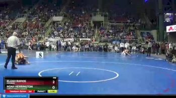 126 lbs Champ. Round 1 - Elijah Ramos, Killdeer vs Noah Herrington, Harvey/Wells County