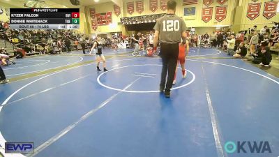 70 lbs Final - Donnie Whitenack, Tiger Trained Wrestling vs Kyzer Falcon, Division Bell