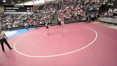 3A 135 lbs 3rd Place Match - Alyssa Camden, Richfield vs Sadie Sams, Canyon View