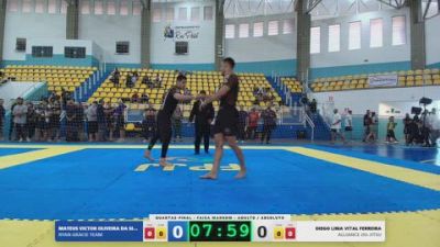 MATEUS VICTOR OLIVEIRA DA SILVA vs DIEGO LIMA VITAL FERREIRA 2026 FPJJ Campeonato Paulista Sem Kimono