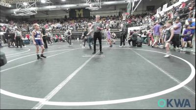 52 lbs Final - Luke Baysinger, Shelton Wrestling Academy vs Miles Sanders, Sallisaw Takedown Club