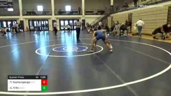 138 lbs Quarterfinal - Trent Kochersperger, Kennett vs Christian Fritz, Northampton