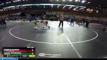 120 lbs Champ. Round 1 - Kieron McCormack, Buford HS vs Konrad McArdle, Ft Pierce Central