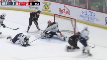 Maine Mariners Goalie Shane Starrett Makes Incredible Desperation Save In Overtime Win