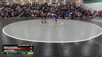 190 lbs Quarterfinal - Jaelyn Sides, Blue Valley Southwest vs Micah Cauthers, Chase County Wrestling Club
