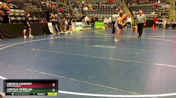 120 lbs Cons. Round 4 - Lincoln Campney, Nebraska Boyz vs Lincoln Wheelan, Moen Wrestling Academy