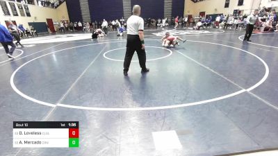 152 lbs Round Of 64 - DJ Loveless, Cincinnati LaSalle vs Ashton Mercado, Council Rock North